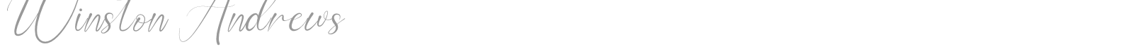 Winston Andrews font preview
